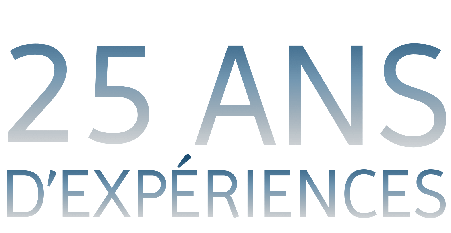 Logo 25 ans d'expériences